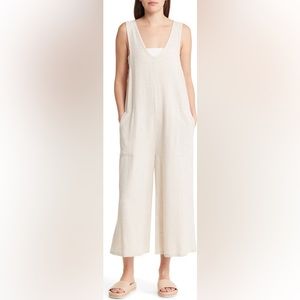 Treasure & Bond Sleeveless Wide Leg Jumpsuit Size Medium